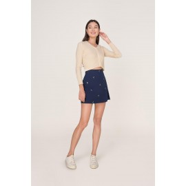 Embroidered Skorts