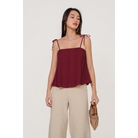 Textured Tie Swing Top