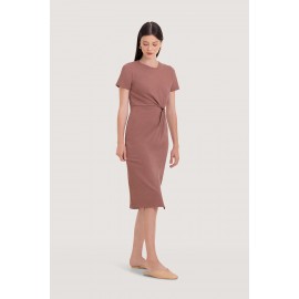 Knotted Midi Dress