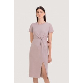 Knotted Midi Dress