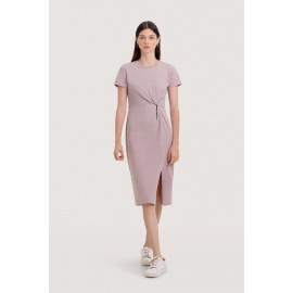 Knotted Midi Dress