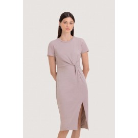 Knotted Midi Dress