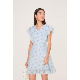 Flutter Sleeve Dress