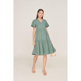 Tiered Midi Dress