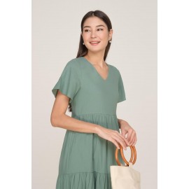 Tiered Midi Dress