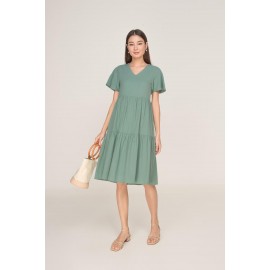 Tiered Midi Dress