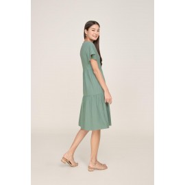 Tiered Midi Dress