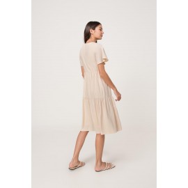 Tiered Midi Dress