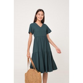 Tiered Midi Dress