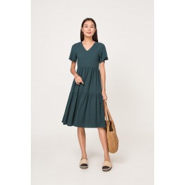 Tiered Midi Dress