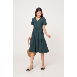 Tiered Midi Dress