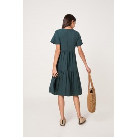 Tiered Midi Dress