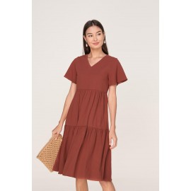 Tiered Midi Dress