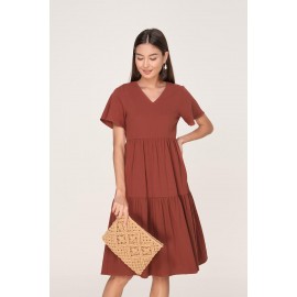 Tiered Midi Dress