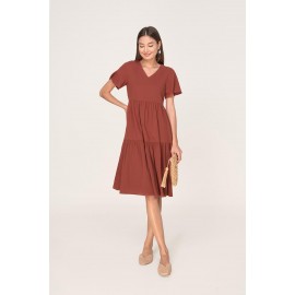 Tiered Midi Dress