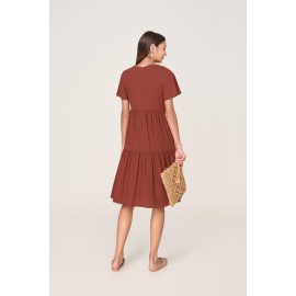 Tiered Midi Dress