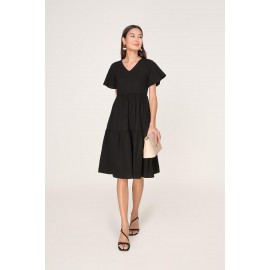 Tiered Midi Dress