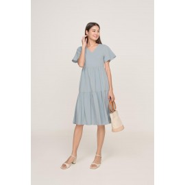 Tiered Midi Dress