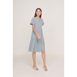 Tiered Midi Dress