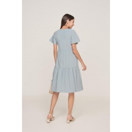 Tiered Midi Dress