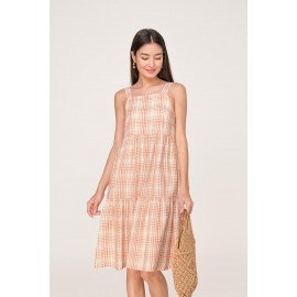 Gingham Summer Tiered Dress