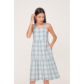 Gingham Summer Tiered Dress