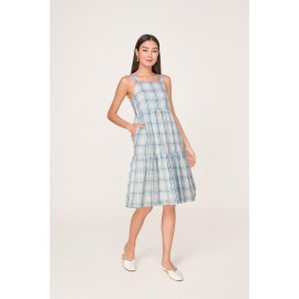 Gingham Summer Tiered Dress