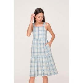 Gingham Summer Tiered Dress