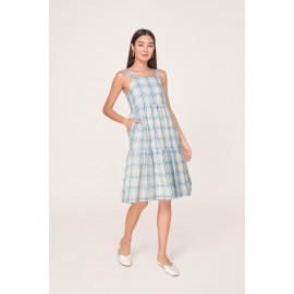 Gingham Summer Tiered Dress