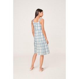 Gingham Summer Tiered Dress