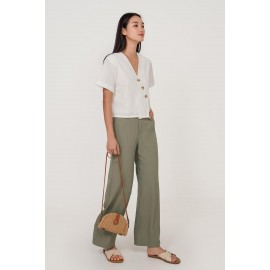 Tailored Straight Leg Pants