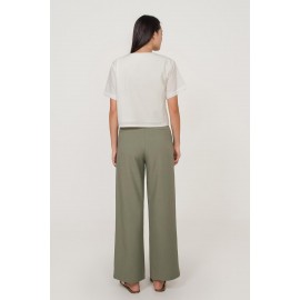 Tailored Straight Leg Pants