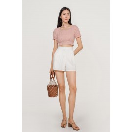 Crop Eyelet Top