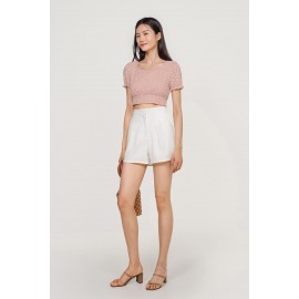 Crop Eyelet Top