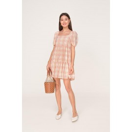 Gingham Babydoll Dress