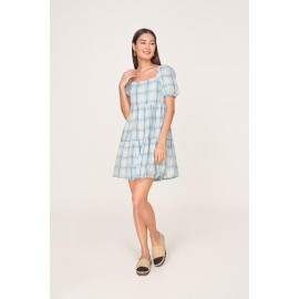 Gingham Babydoll Dress