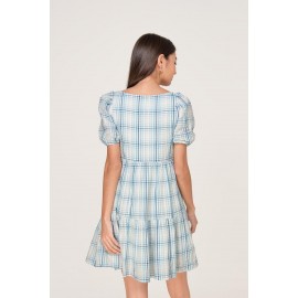 Gingham Babydoll Dress