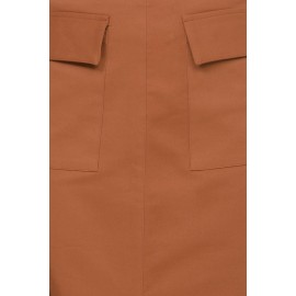 Slit Pocket Midi Skirt