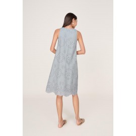 Broderie Midi Dress