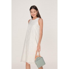 Broderie Midi Dress