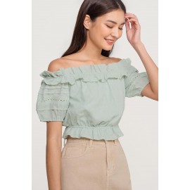 Ruffle Off Shoulder Top