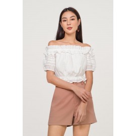 Ruffle Off Shoulder Top