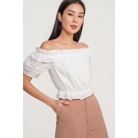 Ruffle Off Shoulder Top