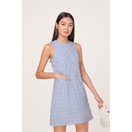 Gingham Pocket Shift Dress