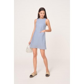 Gingham Pocket Shift Dress