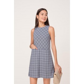 Gingham Pocket Shift Dress