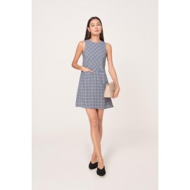 Gingham Pocket Shift Dress