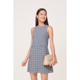 Gingham Pocket Shift Dress