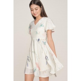 Bloom Flutter Sleeve Dress