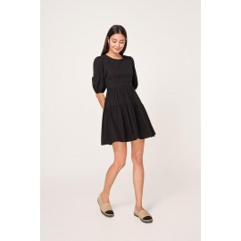 Puff Sleeve Skater Dress